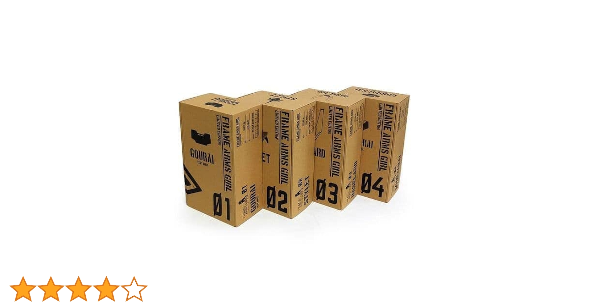 週末限定価格　フレームアームズ・ガール プラモ付 全4巻セット　完全数量限定生産 Amazon.co.jp | フレームアームズ・ガール 完全数量限定生産